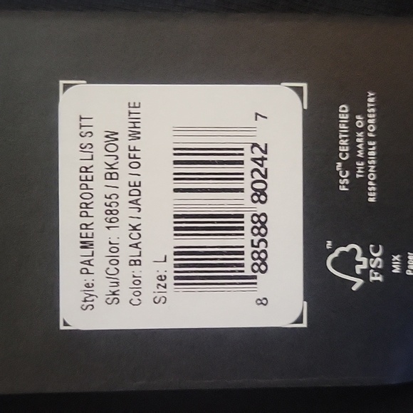 NWT Men's Large Brixton L/S "Palmer Proper" Black T-Shirt - Picture 4 of 5